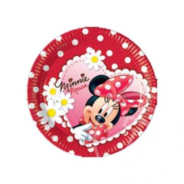 Minnie és Daisy party papírtányér 20cm-es 10db