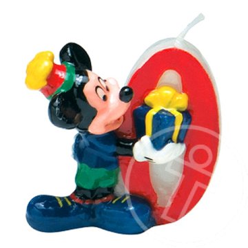 Disney számgyertya 0-ás