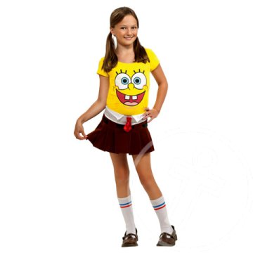 Spongya Bob lány jelmez M méret