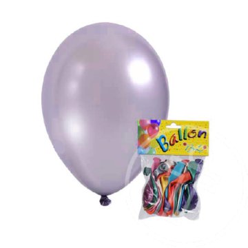 Party lufi metál 25db 23cm