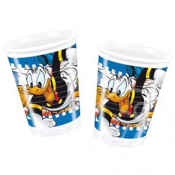 Donald kacsa műanyag pohár 200ml 8db-os szett