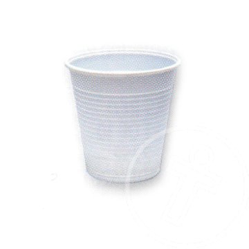 Fehér műanyag pohár160ml 10db-os szett