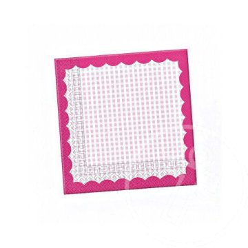 Pink három rétegű szalvéta 20db-os