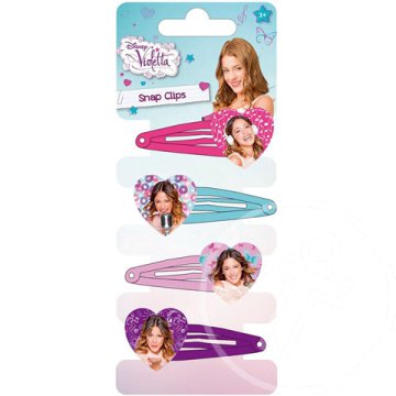 Violetta csit-csat hajcsat 4db-os szett