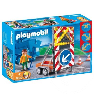 Playmobil: Világító útterelő jelzőfény (4049)
