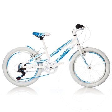 Game Kit Mountain Bike kerékpár fehér-kék 20-as méret