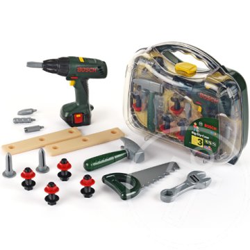 Bosch akkus csavarbehajtó szett dobozban - Klein Toys