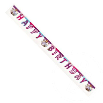 Disney Szófia Happy Birthday felirat dekoráció
