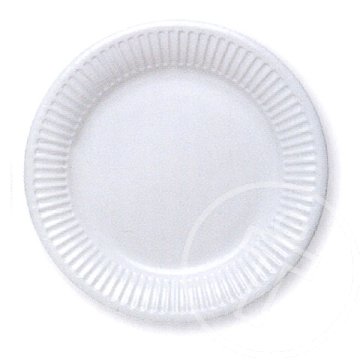 Fehér papírtányér 23cm 10db-os