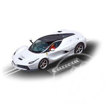 Carrera Evolution: Ferrari LaFerrari pályaautó gyöngyházfehér 1/32
