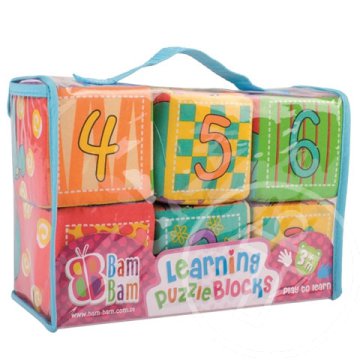 Puha bébi kocka 6 db-os - B-toys