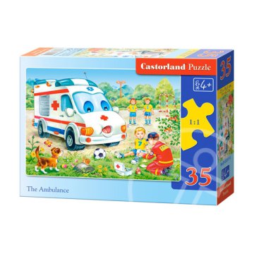Mentőautó 35 darabos puzzle