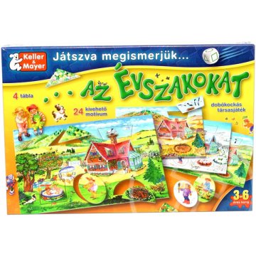 JÁTSZVA MEGISMERJÜK AZ ÉVSZAKOKAT - TÁRSASJÁTÉK
