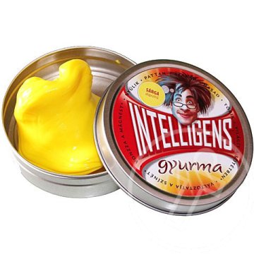 Intelligens gyurma sárga színben