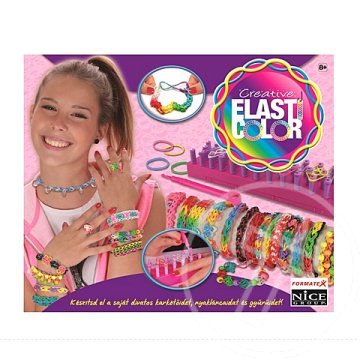 Elasticolor karkötőkészítő játékszett