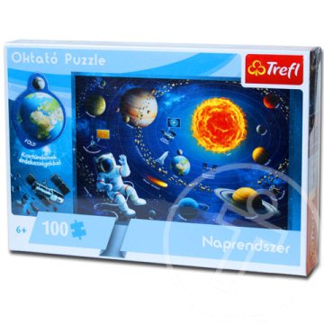 Naprendszer Puzzle 100 db-os oktató puzzle