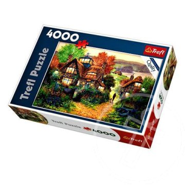 Tengeri kikötő város részlet puzzle 4000db-os