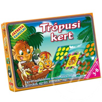 Trópusi kert készségfejlesztő társasjáték - D-Toys