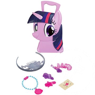 Én kicsi pónim Twiligh Sparkle fodrászszett tárolóban - Trefl