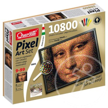 Quercetti: Pixel Art Mona Lisa 10800 db-os pötyi