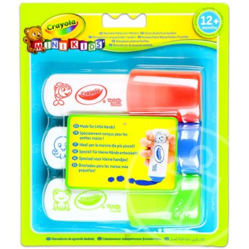Crayola Mini Kids: Crayola kimosható marokfilctoll - 3 db