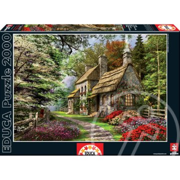 Dominic Davison: Szegfű kunyhó 2000 db-os puzzle