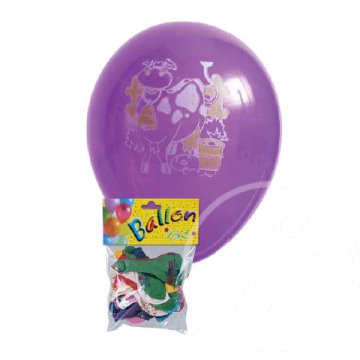 Party lufi mintával 10db 23cm