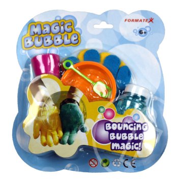 Magic Bubble buborékfújó kesztyűvel – lila