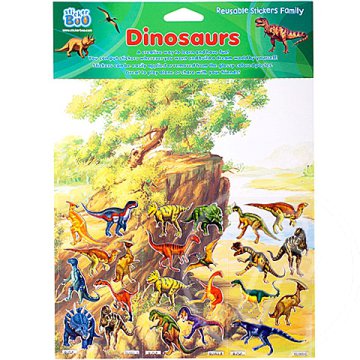 Dinoszauruszos matricás jelenetkészítő szett