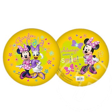 Minnie egeres sárga gumilabda 23cm