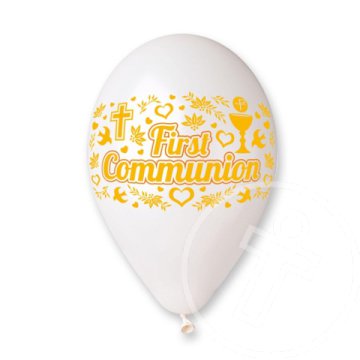 Party lufi First Communion felirattal 25db 23cm