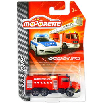 Majorette: S.O.S. kisautók - Mercedes-Benz Zetros magyar tűzoltóautó