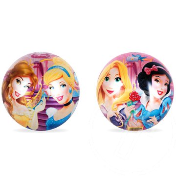 Disney Hercegnők csillámló gumilabda 23cm