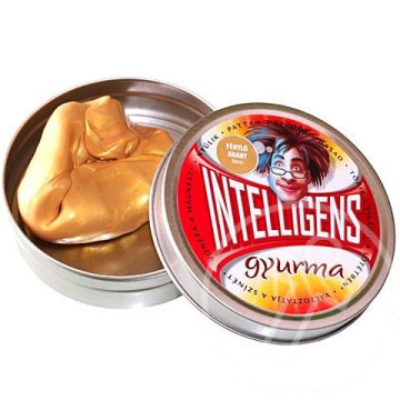 Intelligens gyurma - fényes fénylő arany