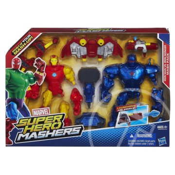 Marvel Mashers szuperhősök páros figurák - Vasember és Iron Monger