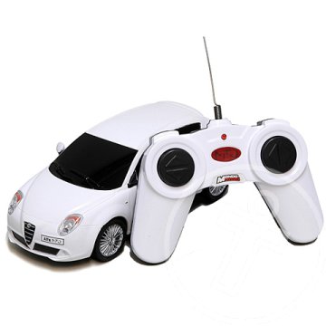 Alfa Romeo MiTo távirányítós autó 1/24 fehér - Mondo Motors