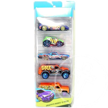 Hot Wheels Graffiti Rides 5 db-os kisautó szett - Mattel