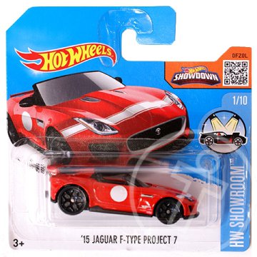 Hot Wheels: ''15 Jaguar F-Type Project 7 kisautó 1/64 - Mattel