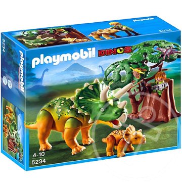 Playmobil: Triceratropsz kicsinyével (5234)