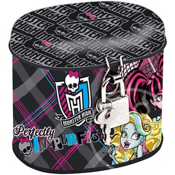 Monster High fém persely lakattal