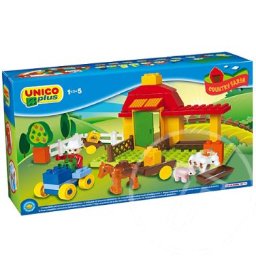 Unico: Farm építőkocka szett 48db-os