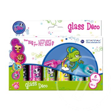 Littles Pet Shop 6 db-os üvegfesték szett