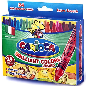 Jumbo zsírkréta készlet 24db - Carioca
