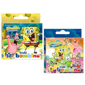 Spongya Bob színes zsírkréta készlet 12db-os