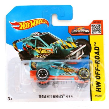 Hot Wheels: Team Hot Wheels 4x4 kisautó 1/64 türkizkék - Mattel