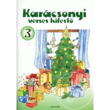 Karácsonyi verses kifestő