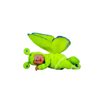 Anne Geddes világoszöld pillangó 23 cm-es baba