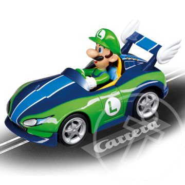 Carrera Go!: MARIO KART WII WILD WING + LUIGI 1/43-as pályaautó