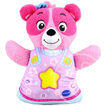 V-TECH: Teddy Bear Alvó Maci - rózsaszín