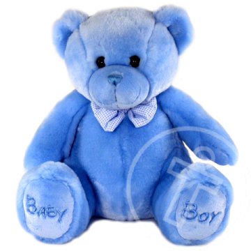 Bébi fiú plüss maci 28cm - Keel Toys